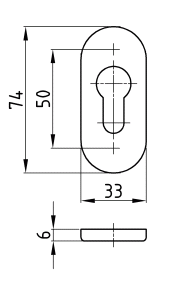 Schlüsselrosetten