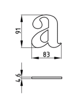 Klingel-Türklopfer-Briefklappe