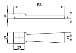 Coupé-/Falttürdrücker