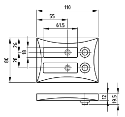 Klingel-Türklopfer-Briefklappe