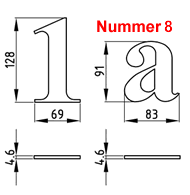 Klingel-Türklopfer-Briefklappe